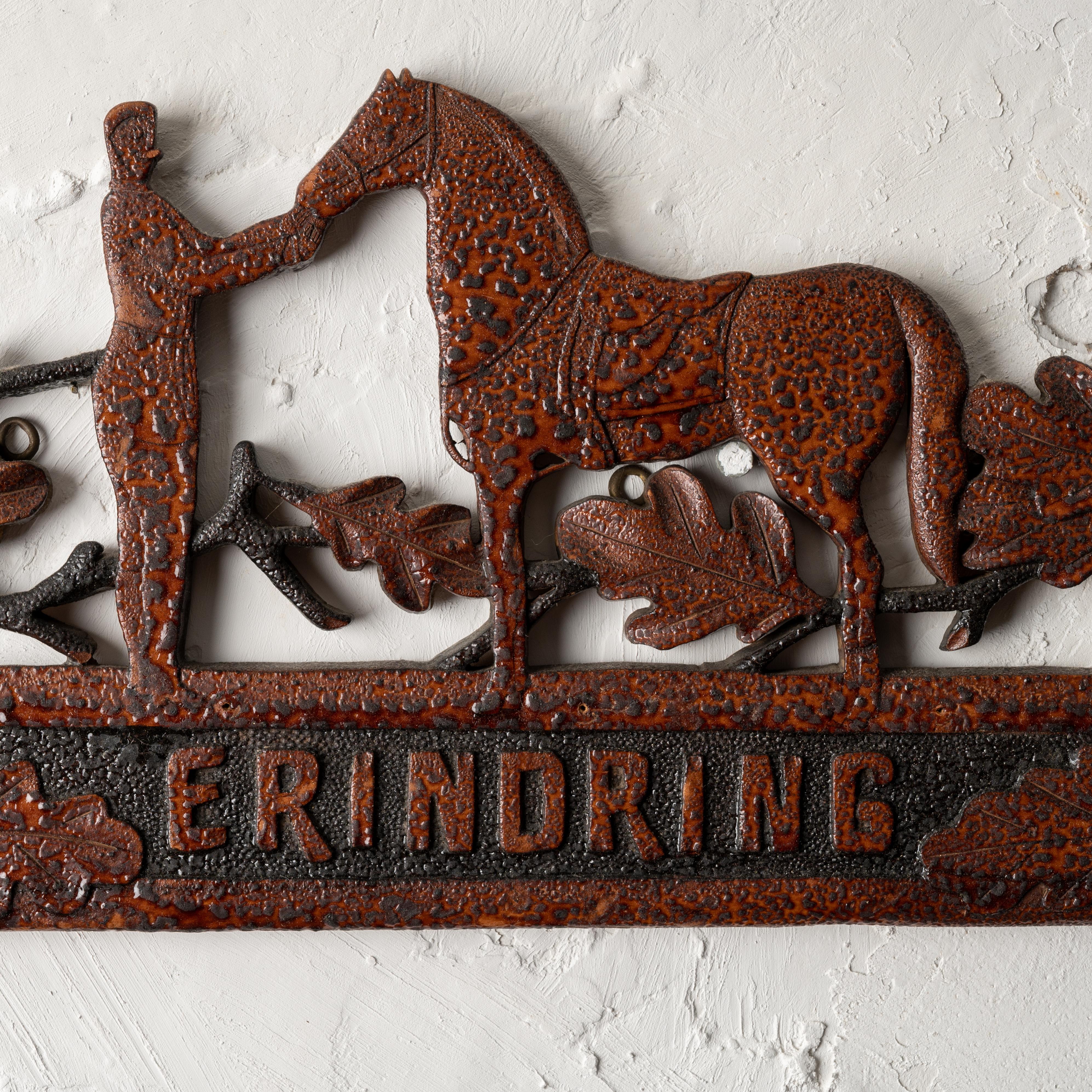 Caballo conmemorativo Talla de arte popular, c.1890 Arte popular en venta