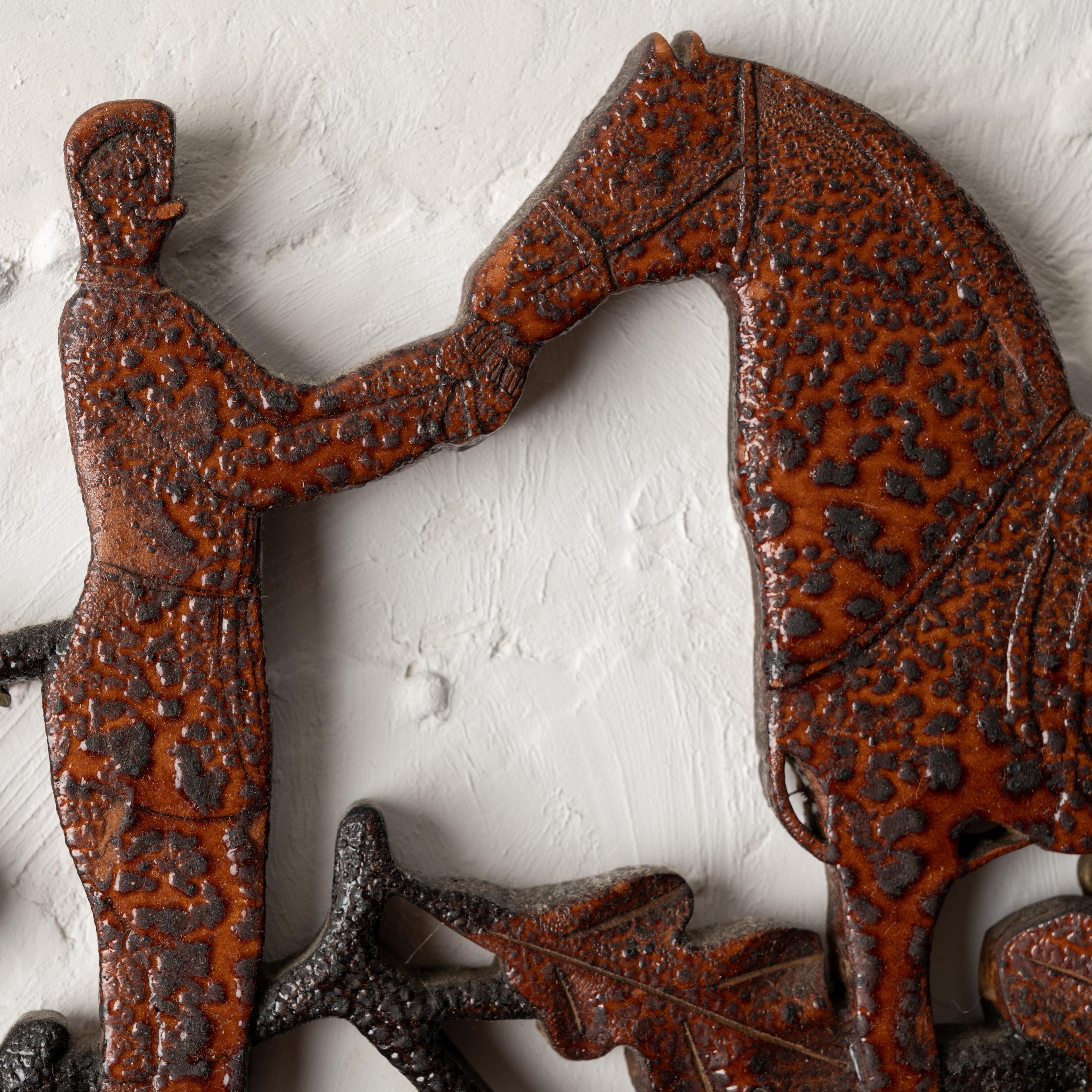 Caballo conmemorativo Talla de arte popular, c.1890 en Bueno estado para la venta en Savannah, GA