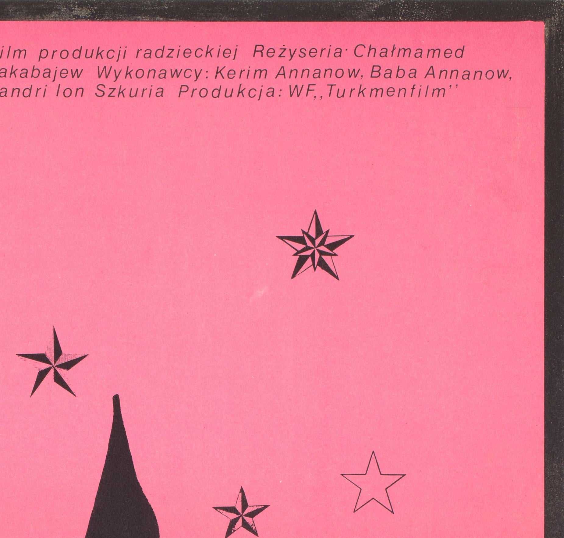 20th Century Horse of the Steppe 1979  Polish Film Movie Poster, Flisak