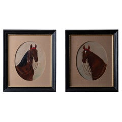 Peintures de portraits de chevaux par Vista, 1955