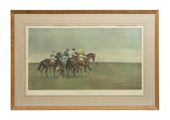 Horse Racing Print 'October Meeting' by Sir Alfred Munnings