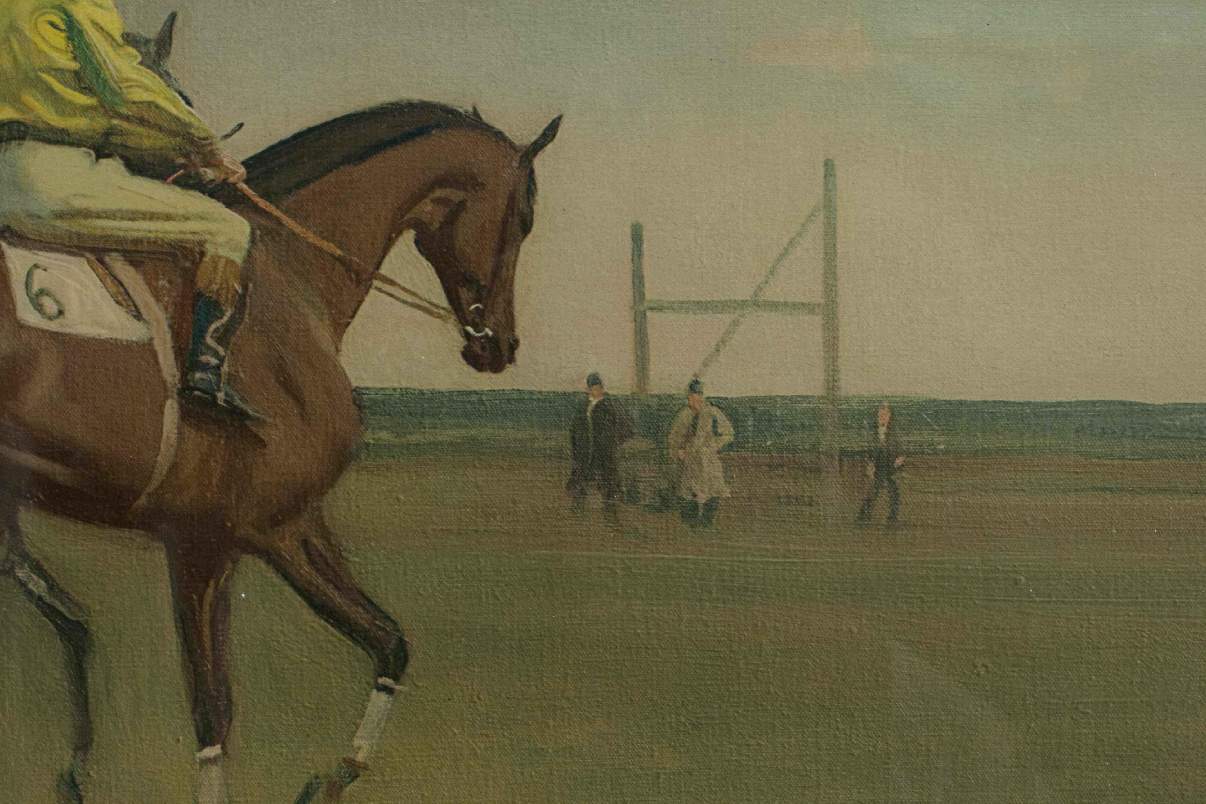 Horse Racing Print 'October Meeting' by Sir Alfred Munnings In Good Condition In Oxfordshire, GB