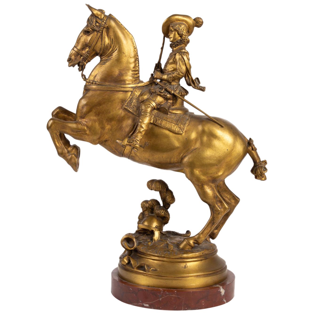 Horse Rider, Signed E. Frémiet