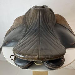 Equestrian 2 Tone Leather Dressage Saddle Somero Theo Sommer Pirmasens Germany