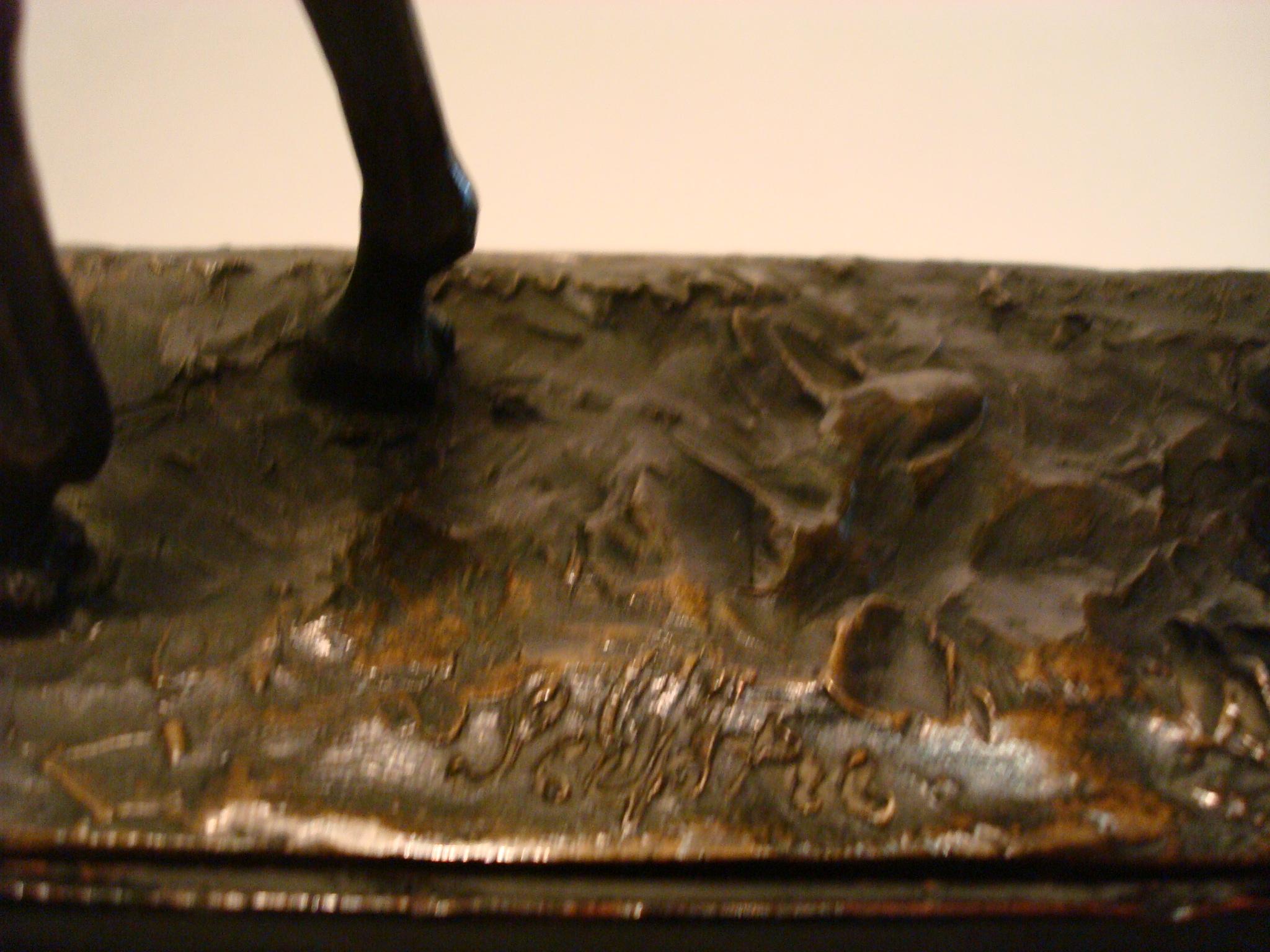 Horse Sculpture Barbedienne Fondeur Bronze, Polo Equestrian Trophy 11