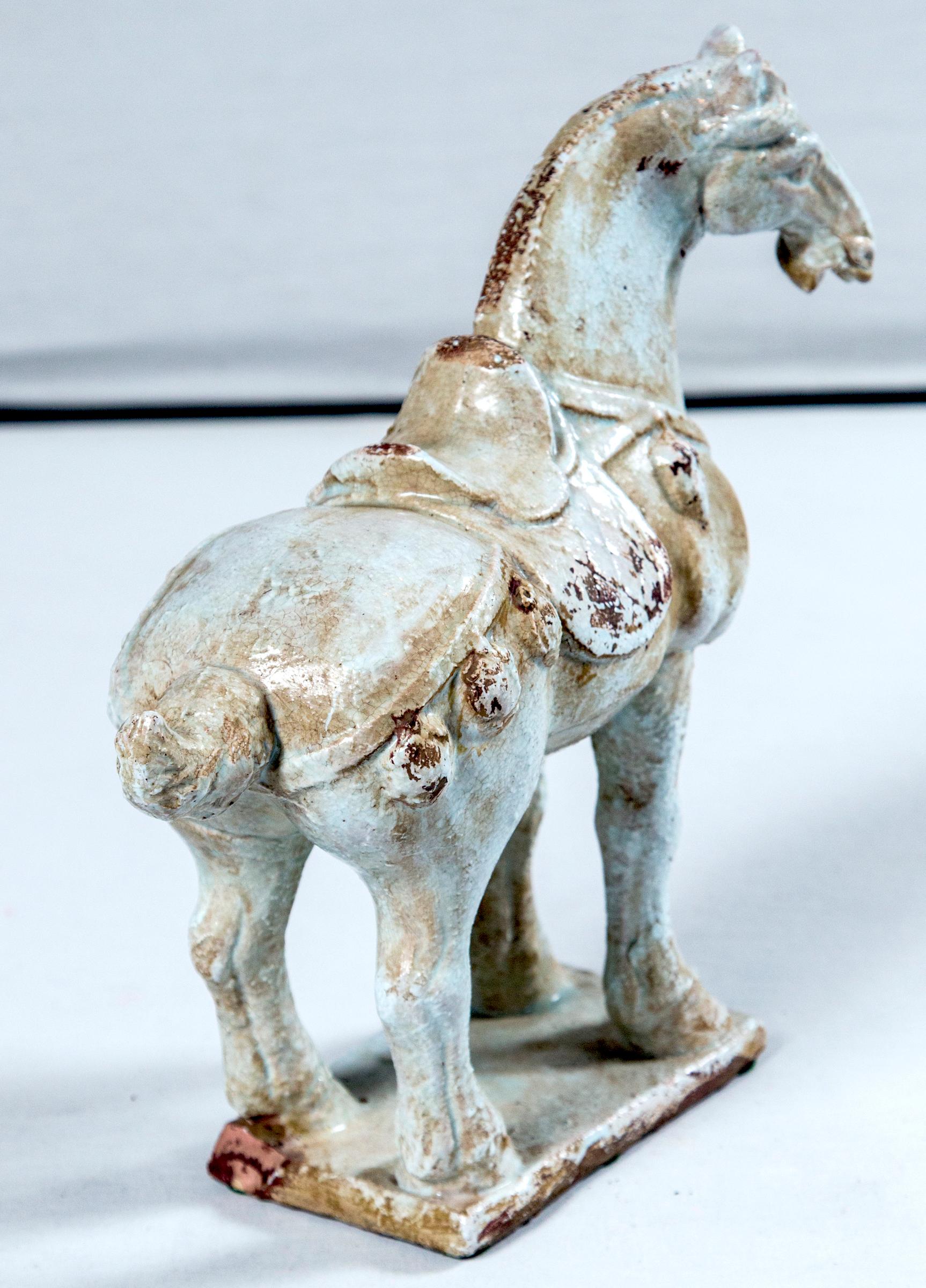 Pottery Horse Sculpture