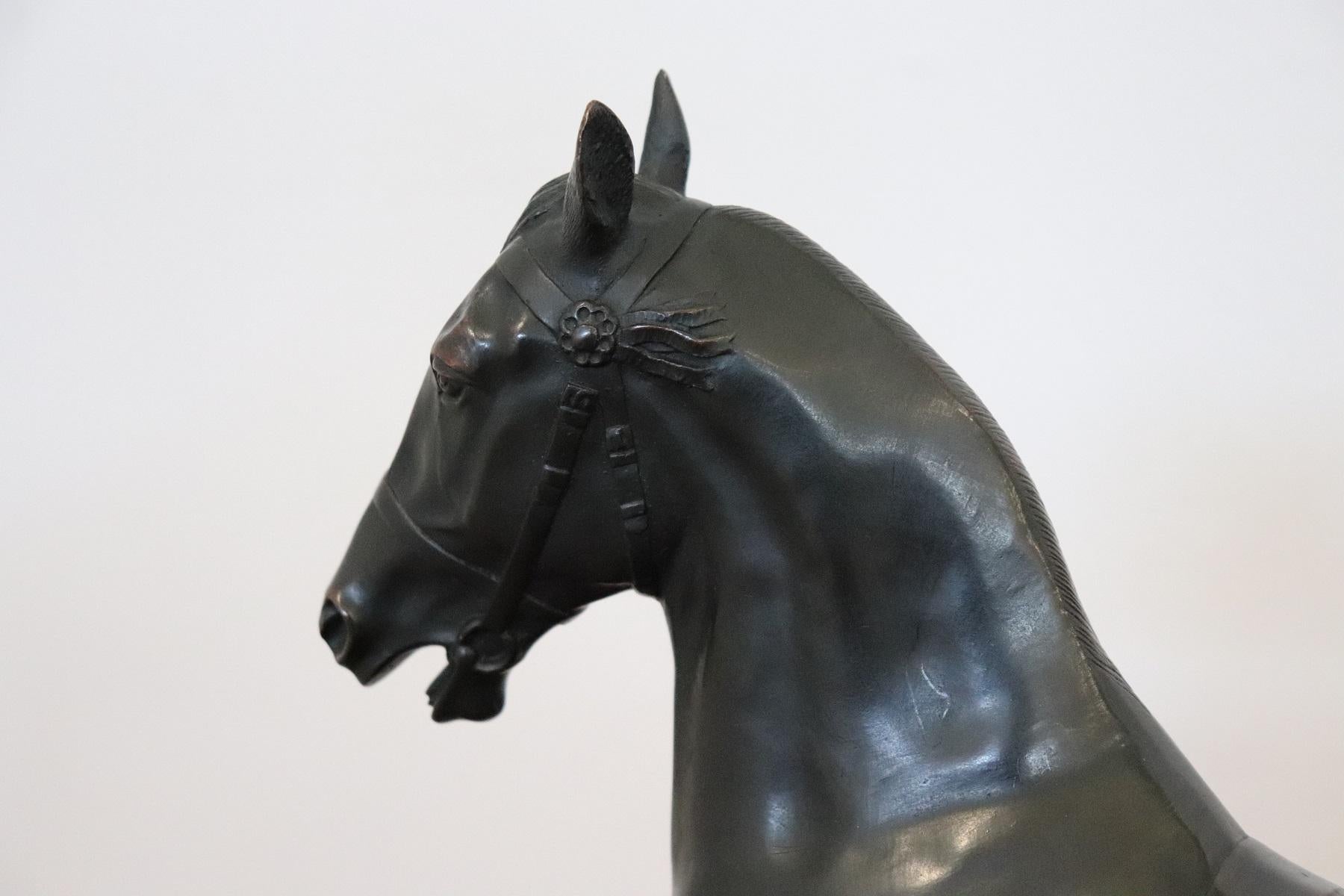 Horse Sculpture in Bronze Signed by Cecil Brown 1