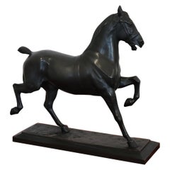 Horse Sculpture in Bronze Signed by Cecil Brown