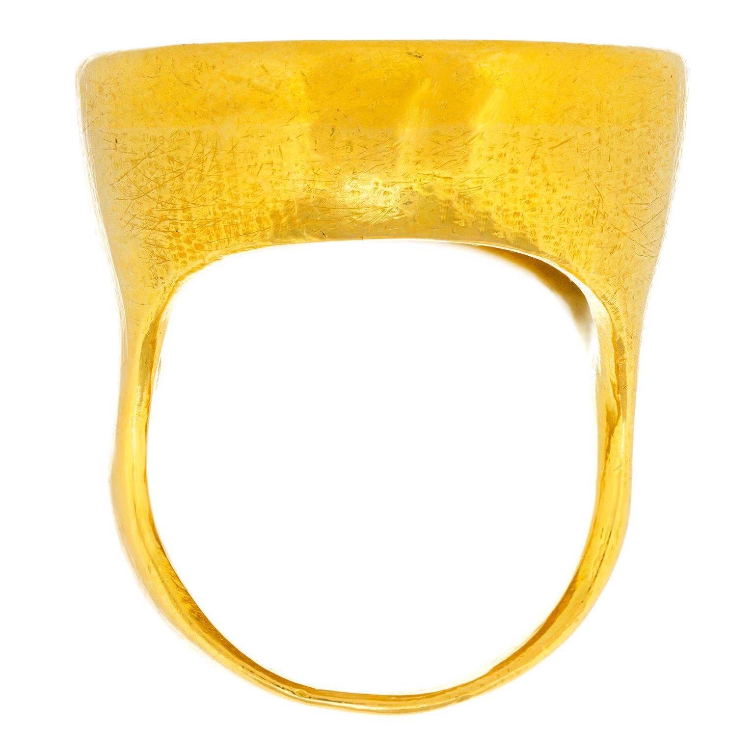 Horse-shaped Diamond in Lapis Ring by Zobel 4