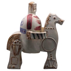 Vintage Horse shaped " Tirelire" or piggy bank, Gilbert Portanier. Vallauris.