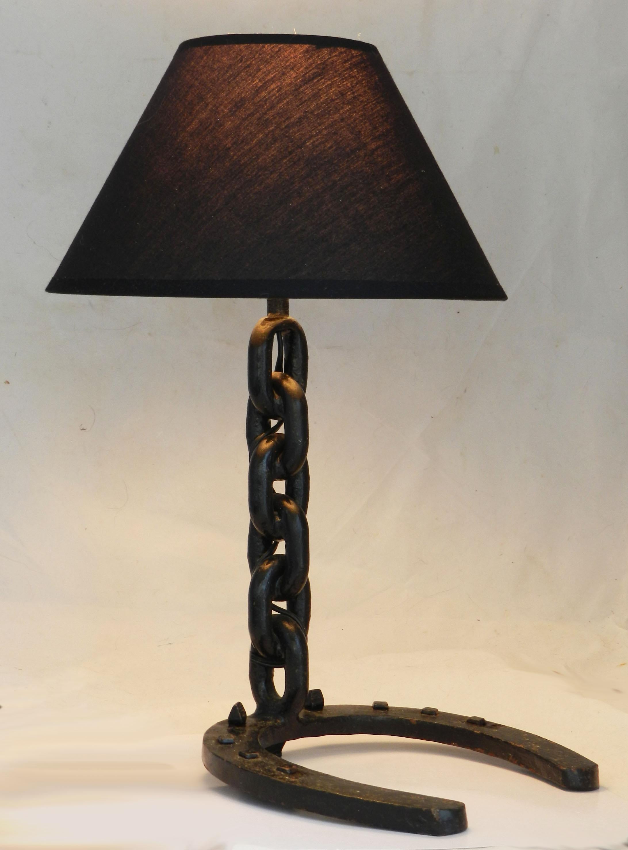 horseshoe floor lamp