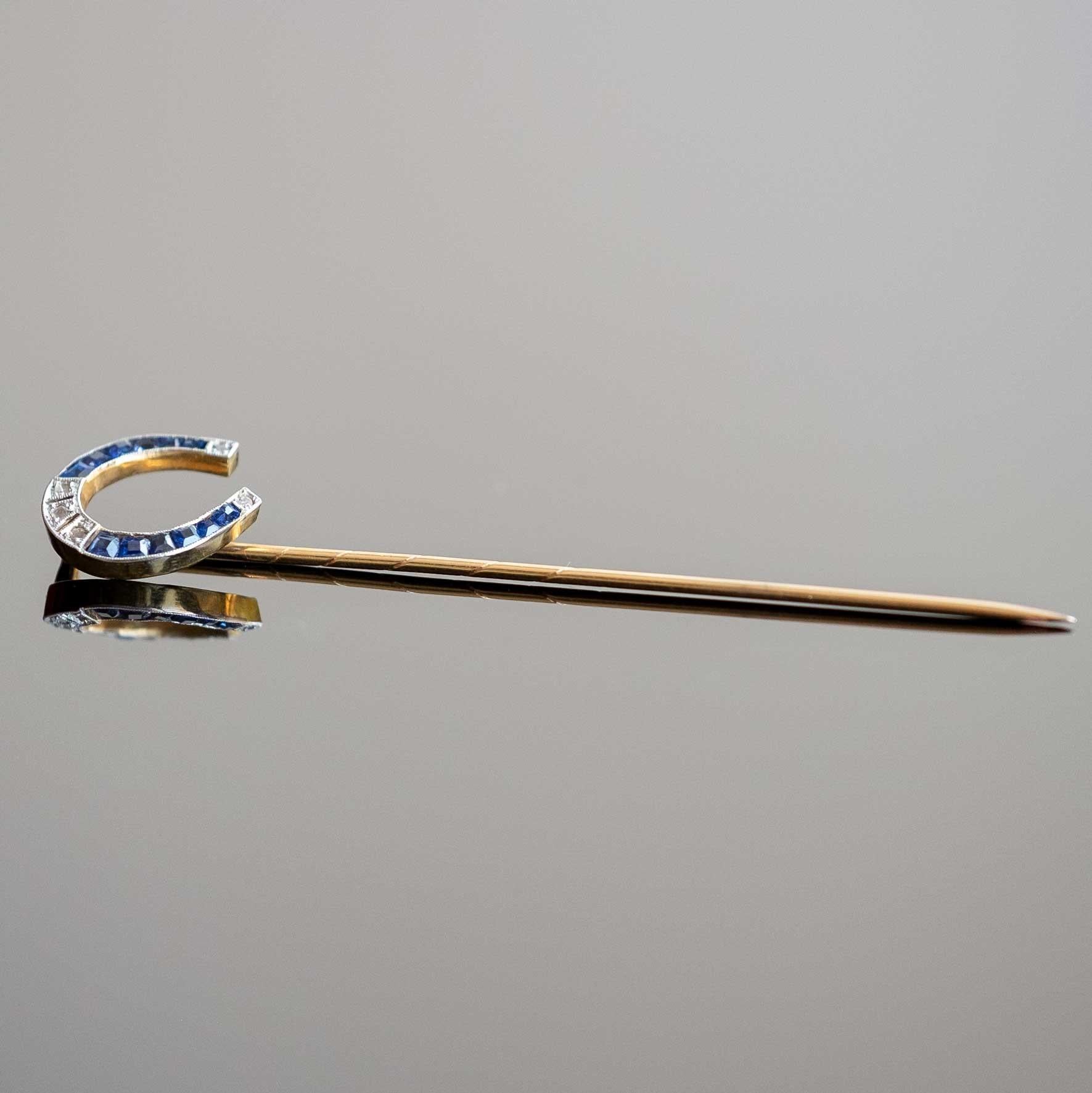 Art Deco Horse Shoe Stick Pin