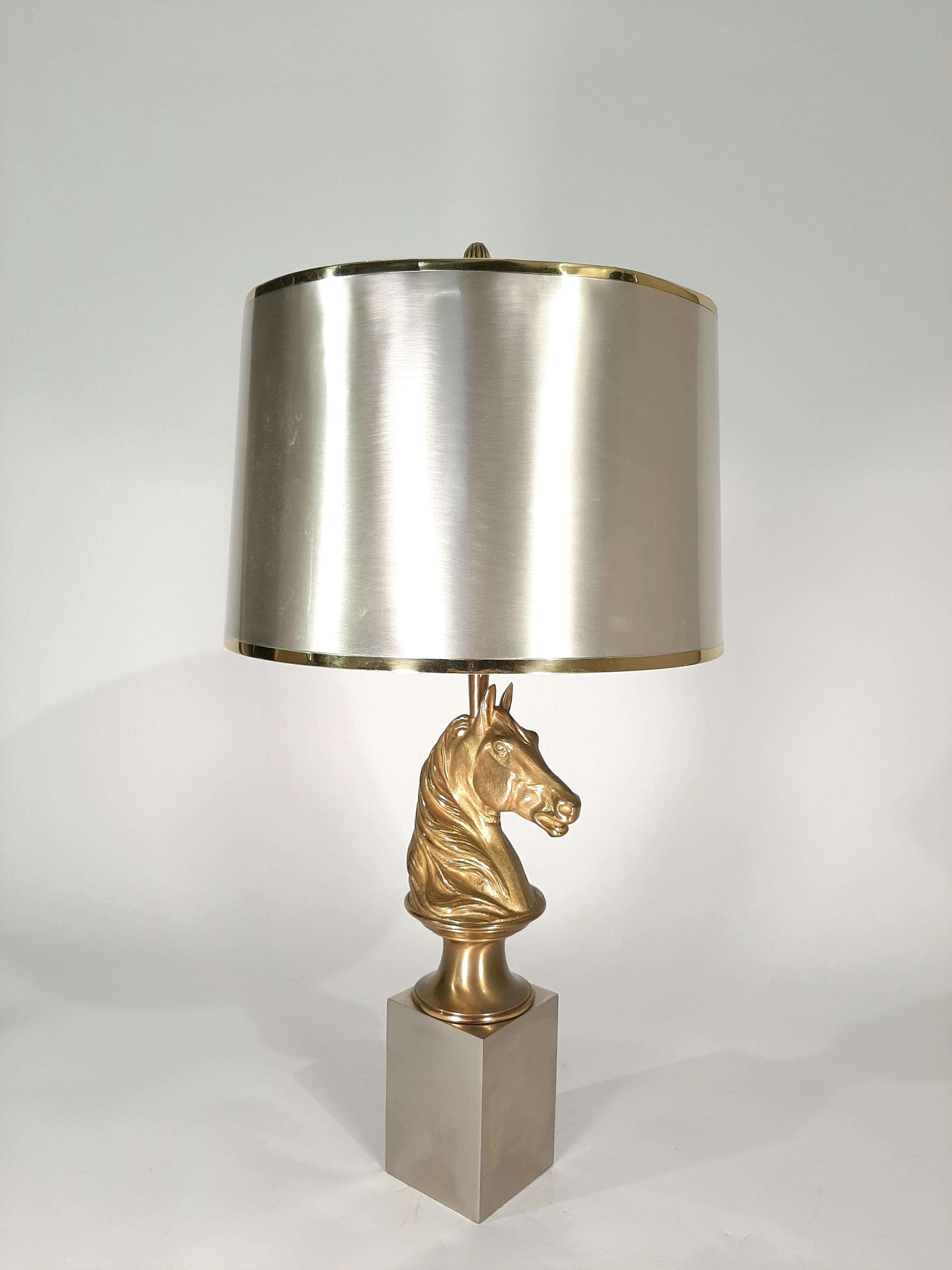 Lampe de table cheval de la Maison Charles  en vente 3