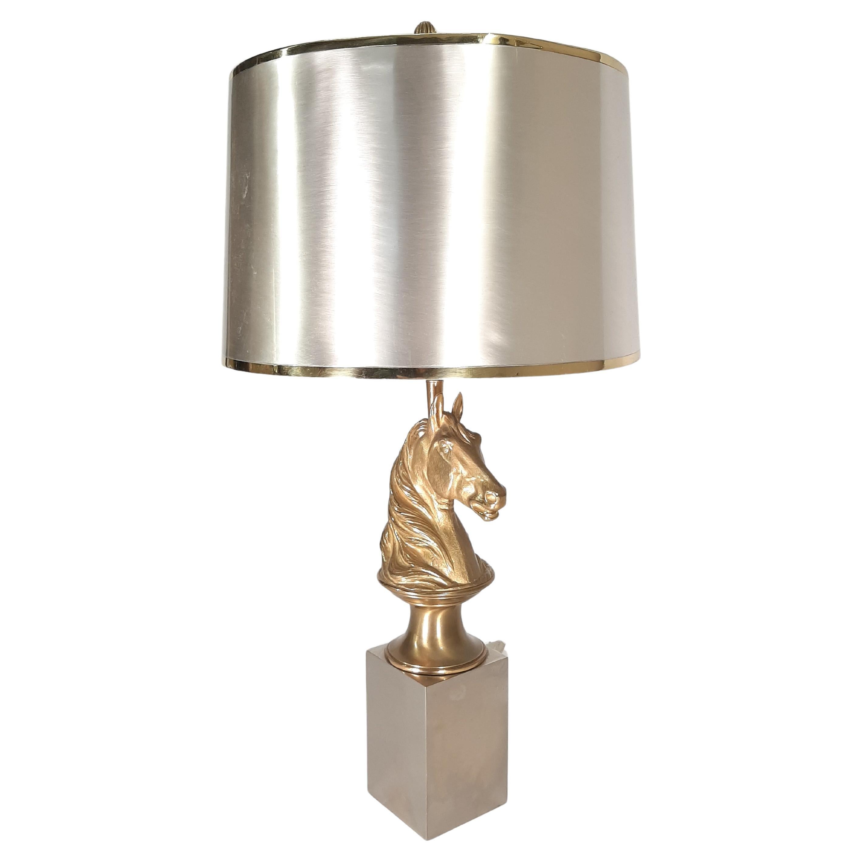 Lampe de table cheval de la Maison Charles  en vente