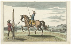 Horse Training at the Pillar – Baroque Riding School, Georg Simon Winter, 1678