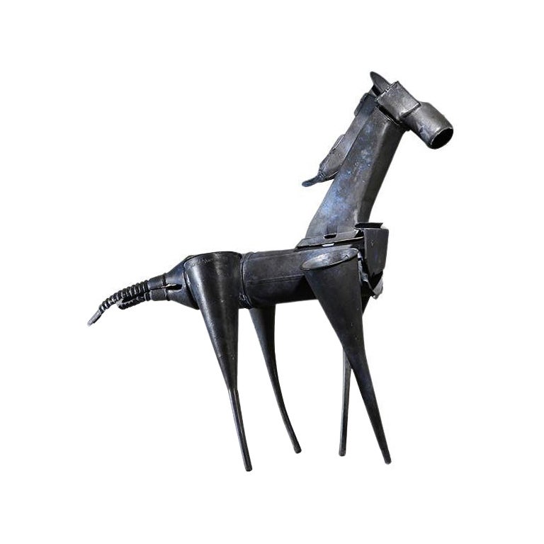 Horse With No Name Contemporary Bronze Sculpture Indoor Outdoor by Jerry Barrish For Sale