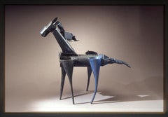 Cheval sans nom Sculpture en plastique Assemblage unique par Jerry Ross Barrish