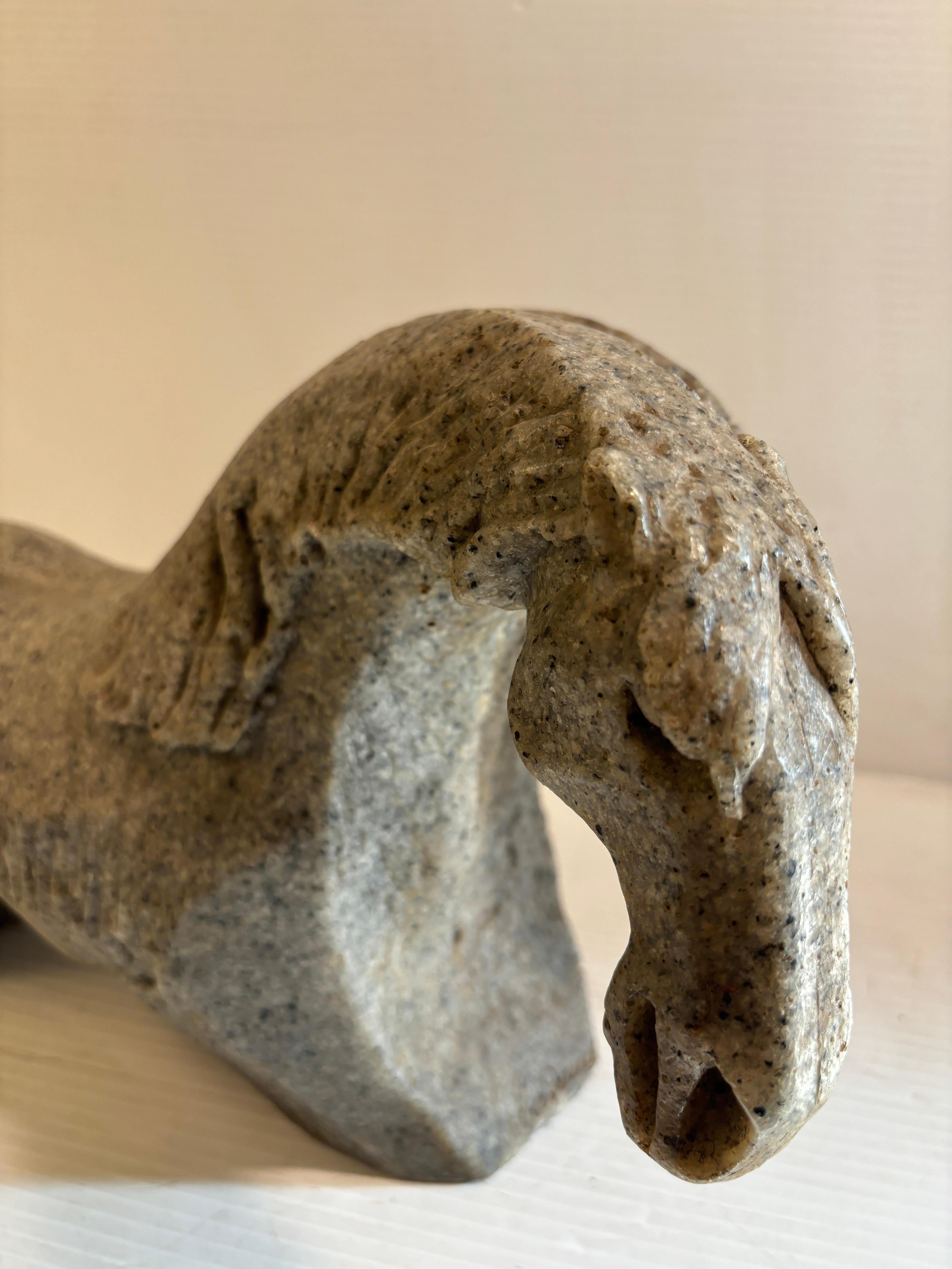 Horse with Two Heads Sculpture by Hoi Lebadang 3