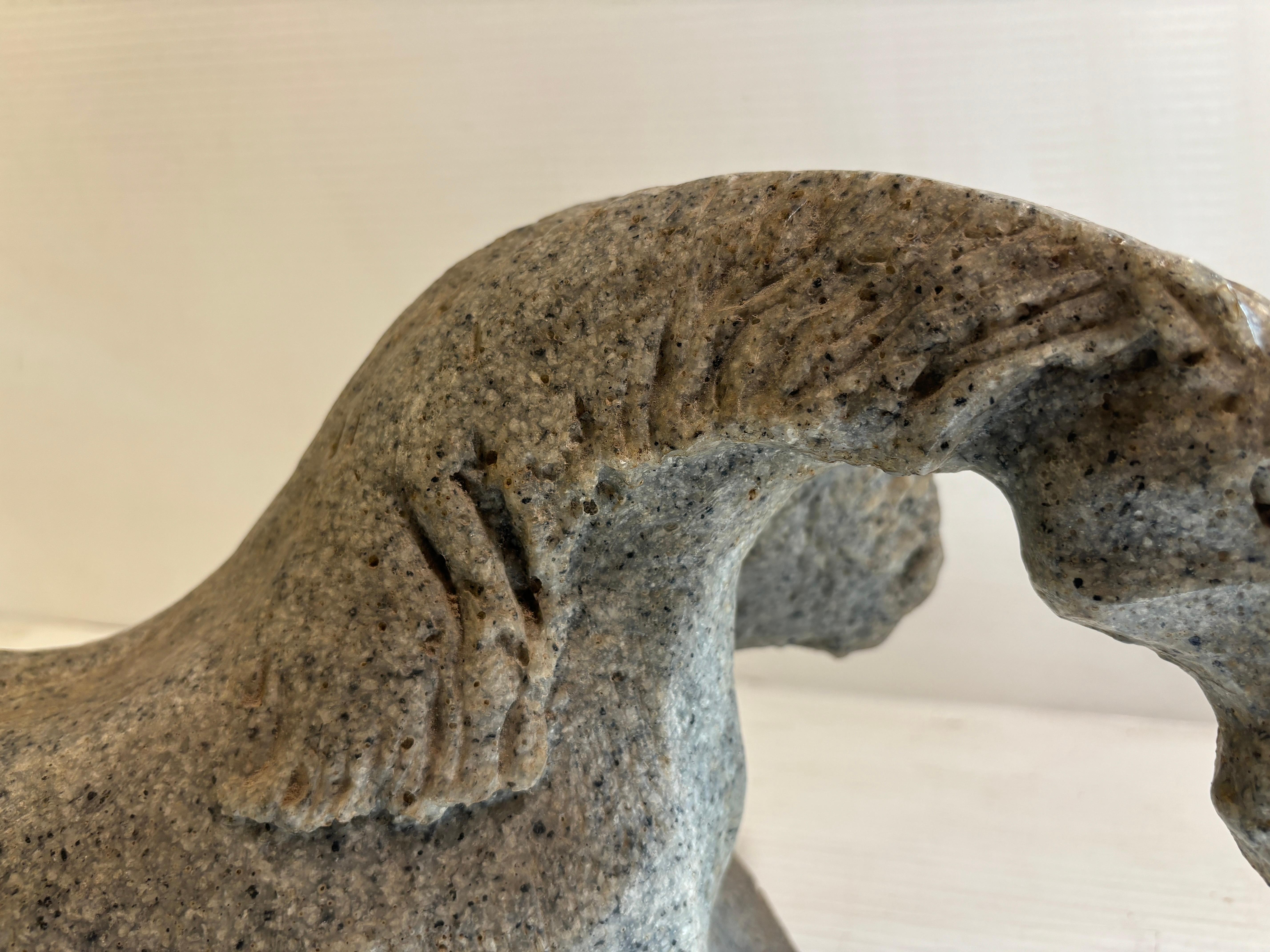 Horse with Two Heads Sculpture by Hoi Lebadang 4