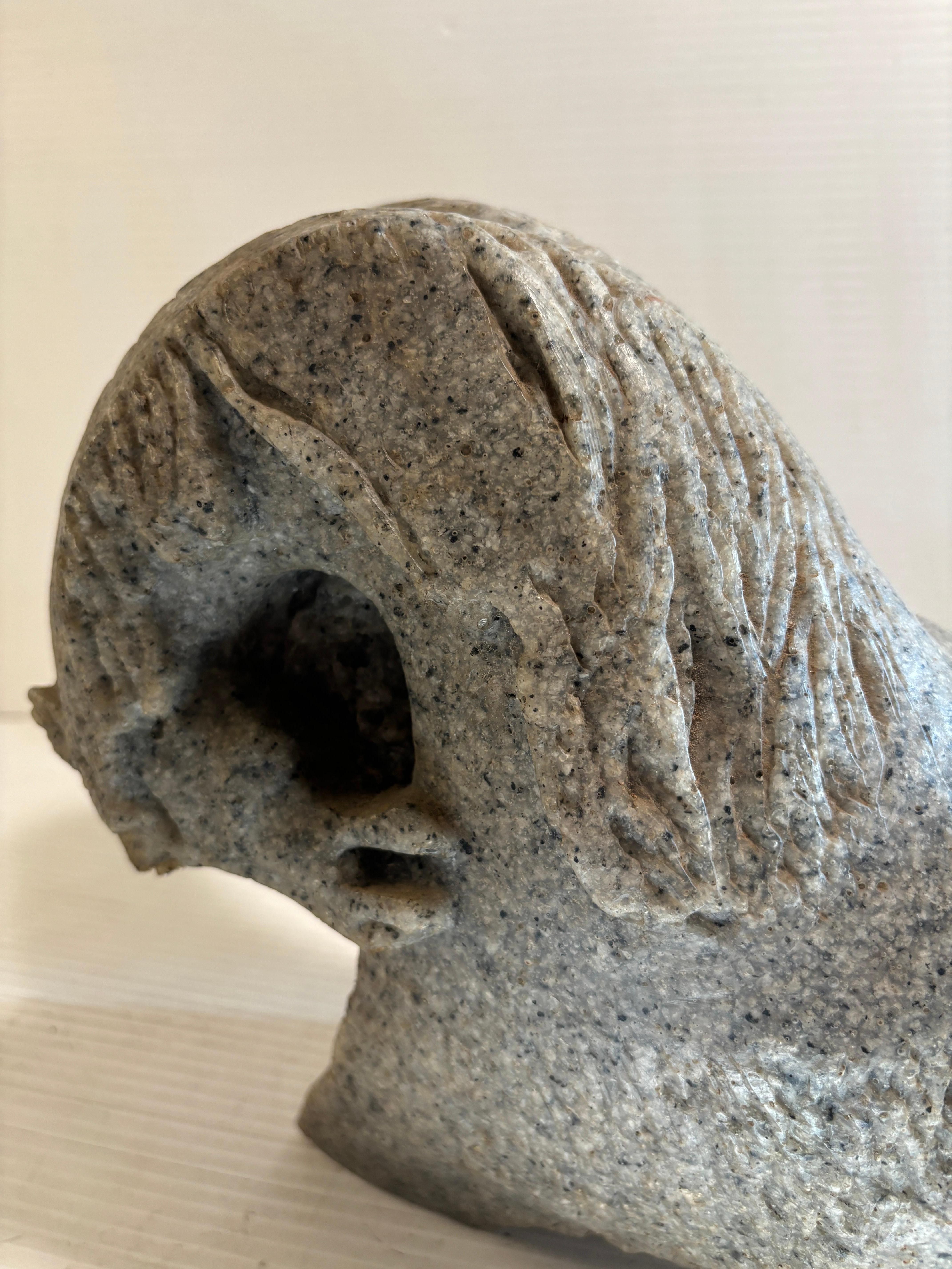 Horse with Two Heads Sculpture by Hoi Lebadang 8