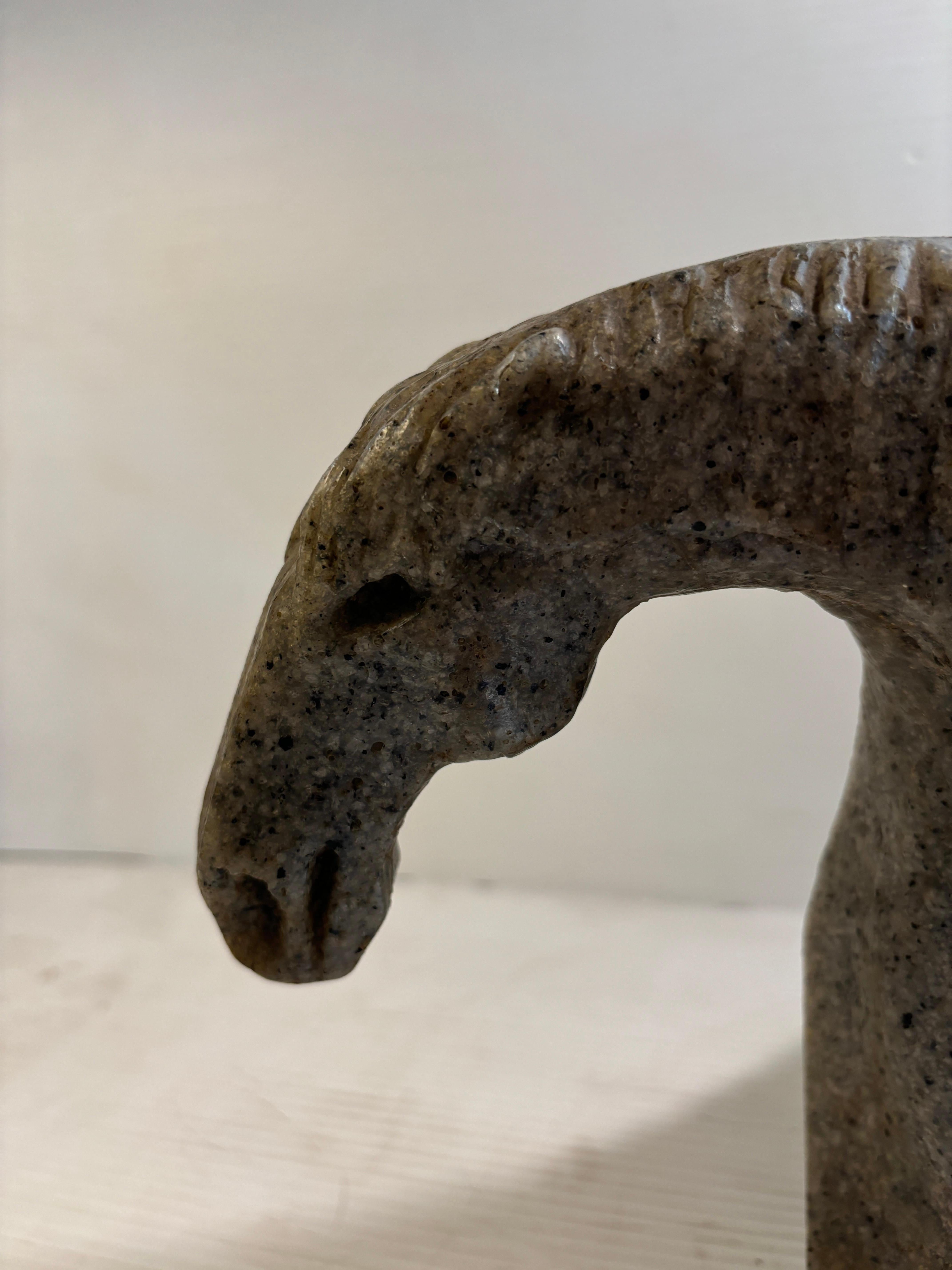 Horse with Two Heads Sculpture by Hoi Lebadang 1