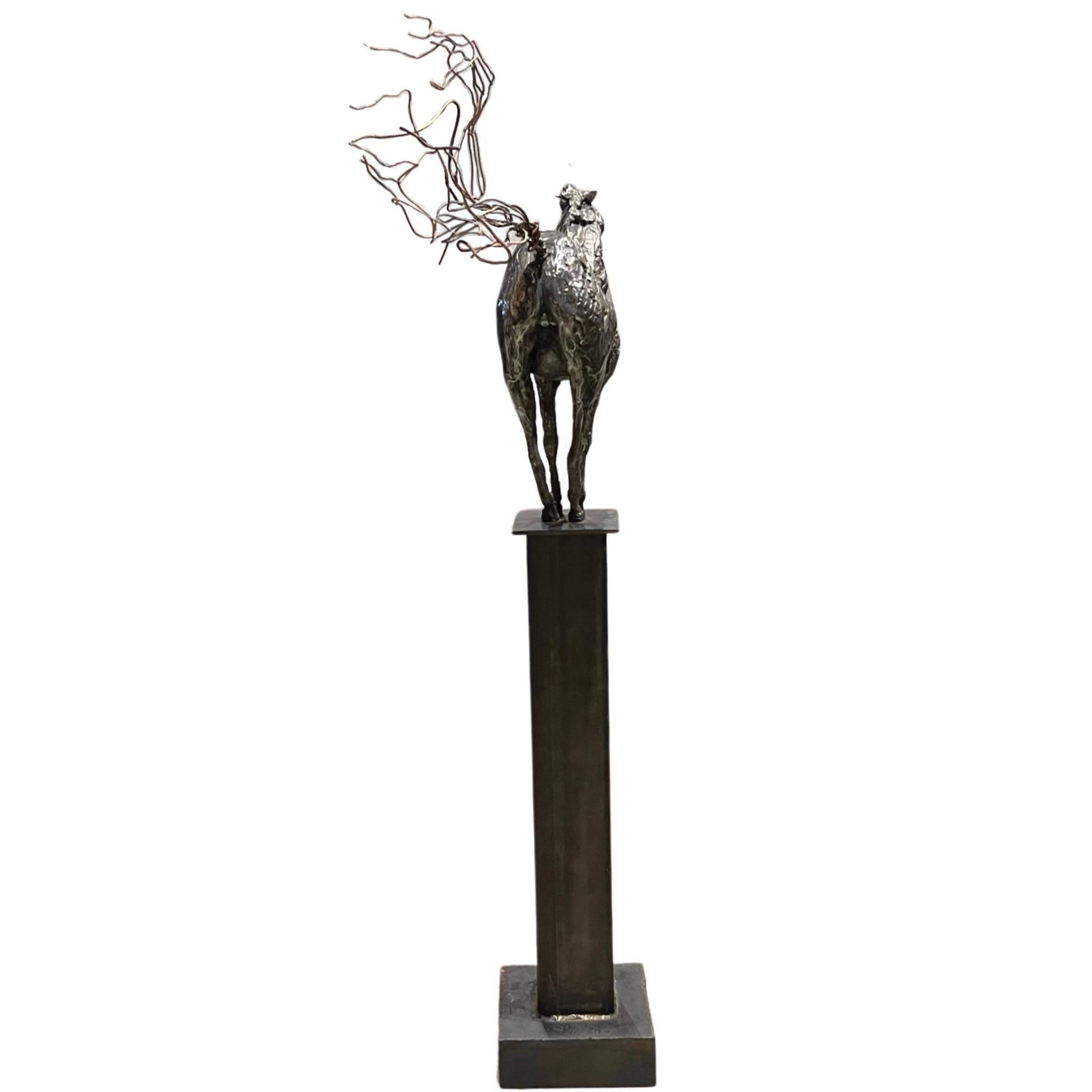 Sculpture de cheval en métal autoportante Horselaugh Neuf - En vente à Los Angeles, CA