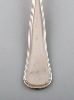 Horsens Silver ‘Denmark’, Old Danish Large Soup Spoon in Silver 1950s, 13 Pieces