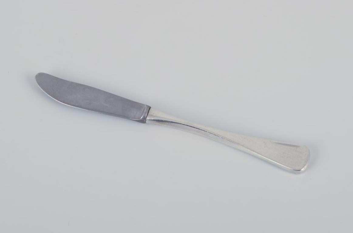 Danish Horsens Silver. Fruit knife in 830 silver with a stainless steel blade. For Sale