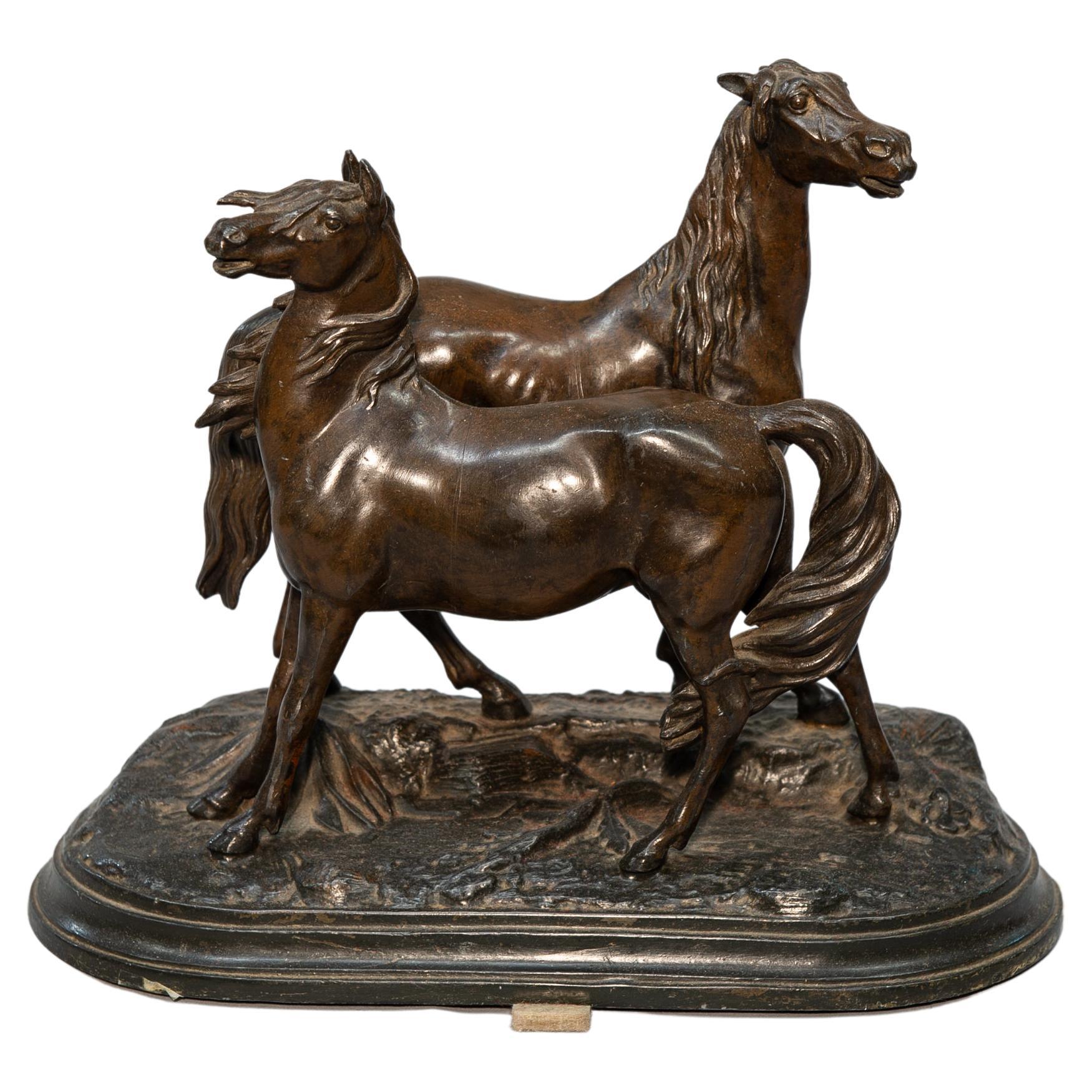 Horses Statue