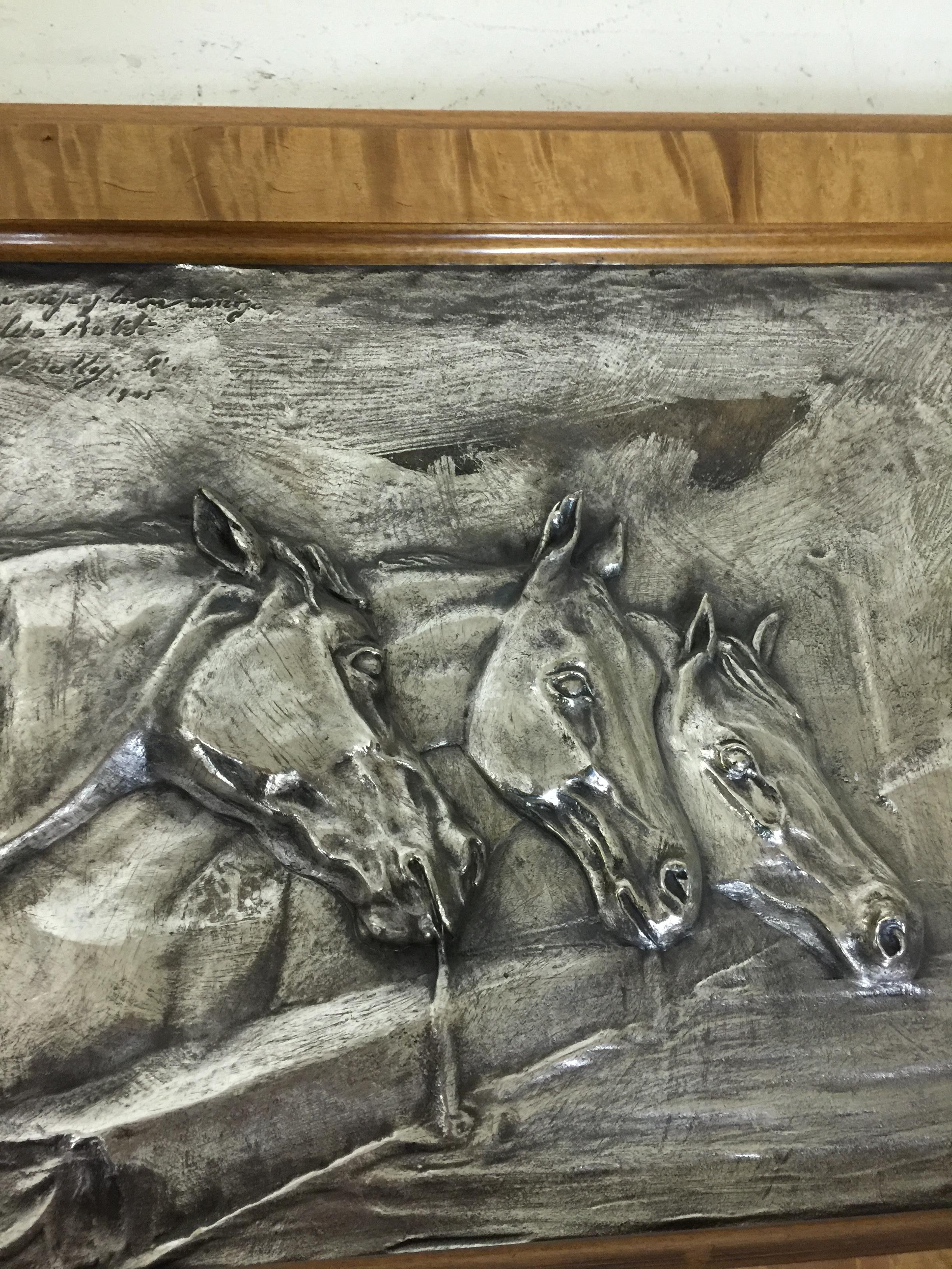 Horses, Year: 1900, Style: Art  Nouveau For Sale 5