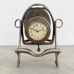 Horseshoe Table Clock by Hermès, 1930s France