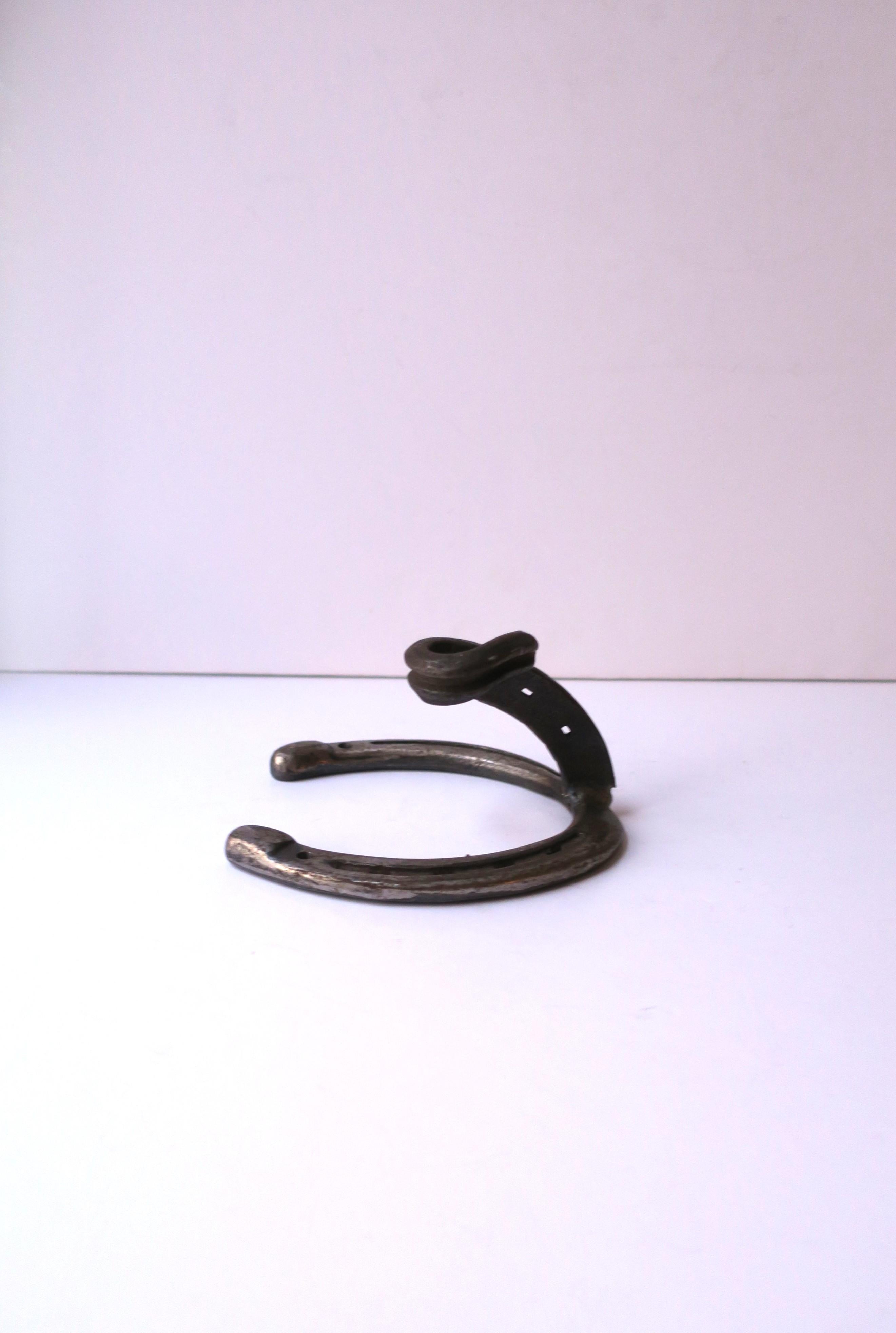 Horseshoe Wall Hook In Good Condition For Sale In New York, NY