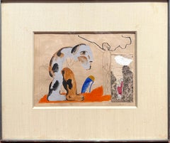 “Collage over Odyssey Etching after John Flatman”