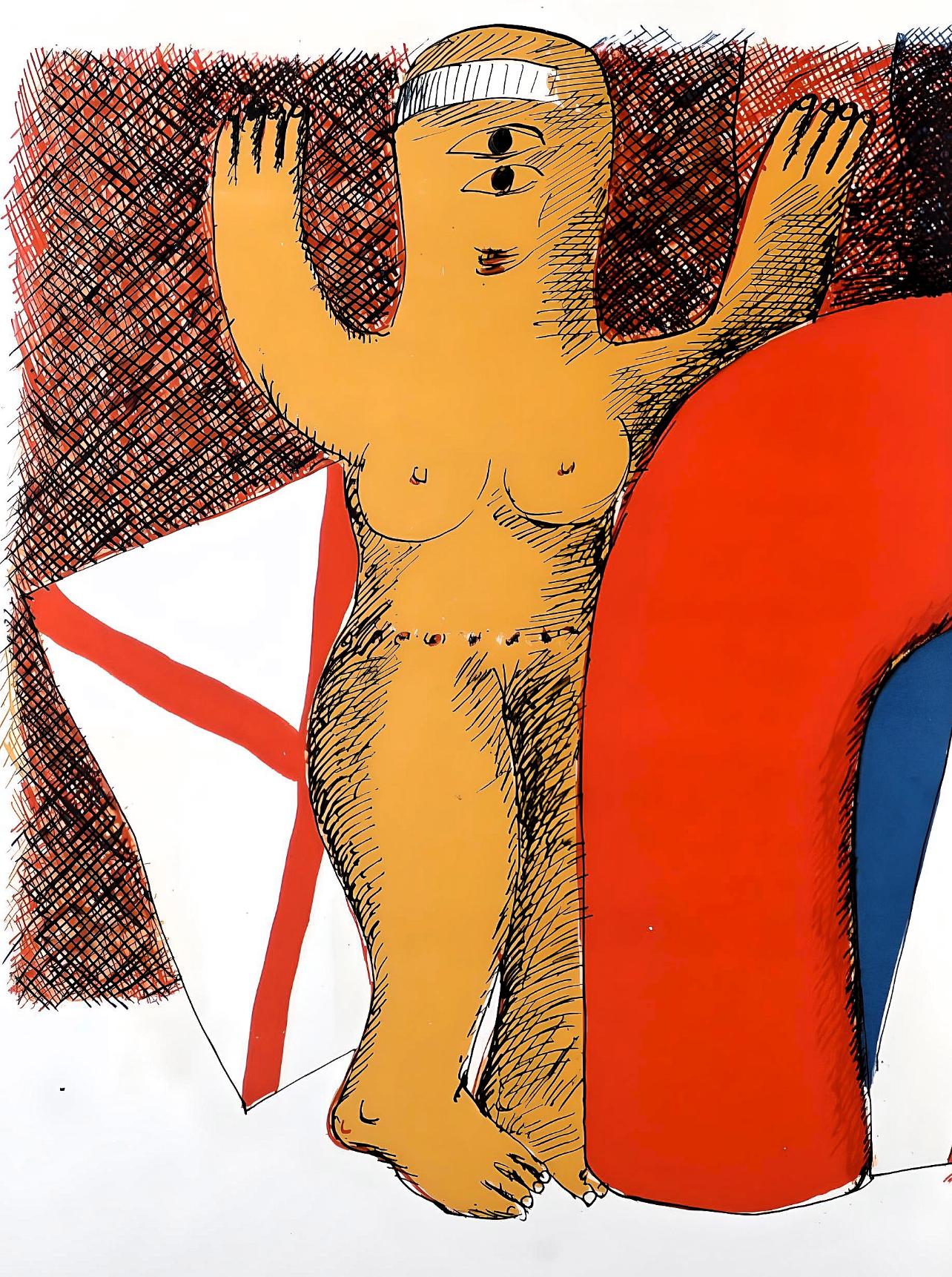 Antes, Composition, Suites nº8, Rencontres (after) - Print by Horst Antes