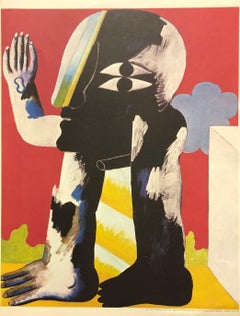 Figure 1967 ( Poster) - Imprimée en Allemagne. LE copyright : Horst Antes