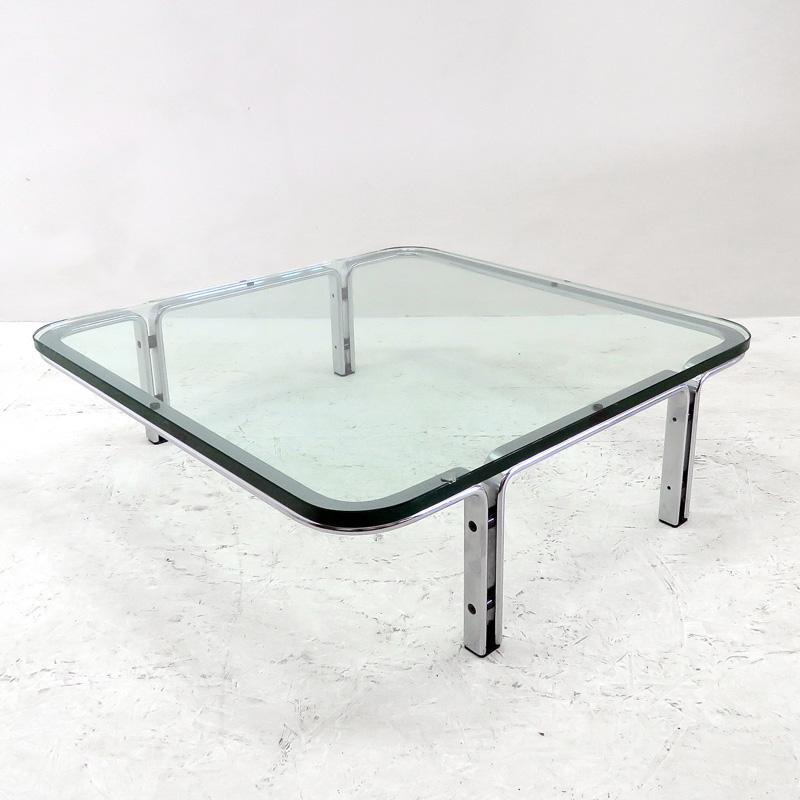 Brushed Horst Brüning Coffee Table for Kill International, 1960s For Sale