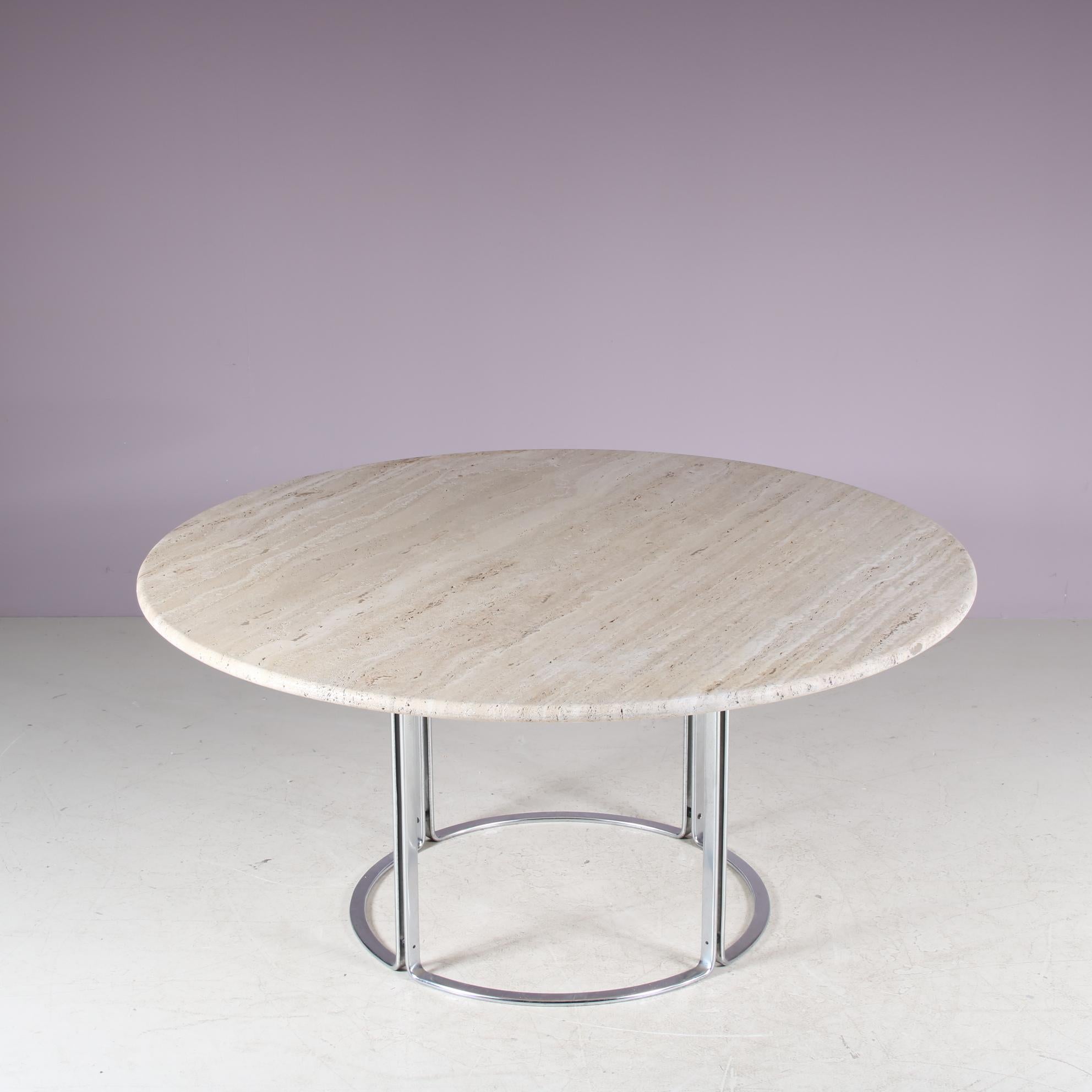 Mid-Century Modern Table de salle à manger Horst Brüning pour Kill International, Allemagne 1960 en vente