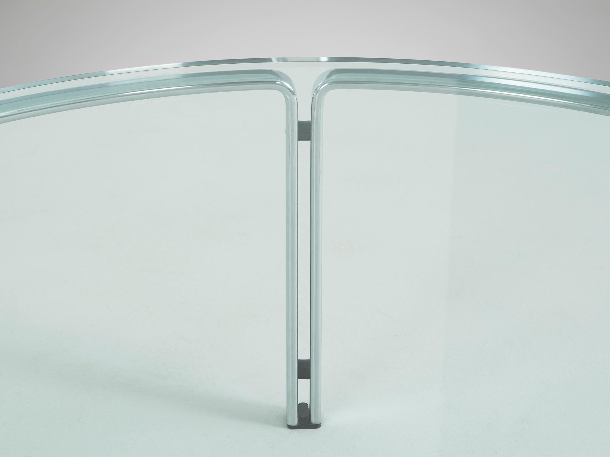 Post-Modern Horst Brüning for Kill International Cocktail Table in Chrome and Glass