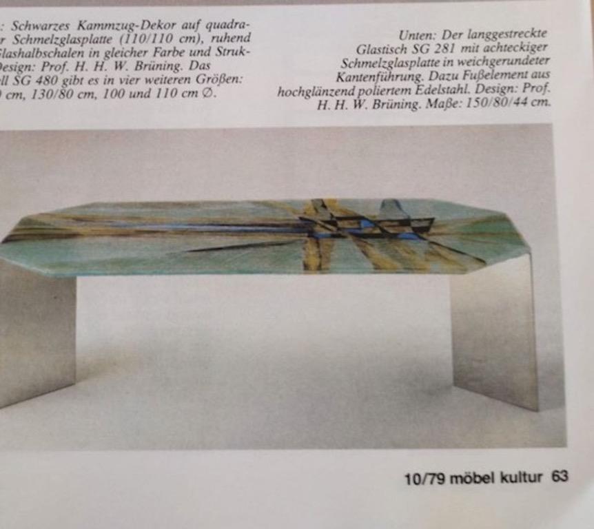 Horst Brüning SG281 Coffee Table Germany - 1972 For Sale 8