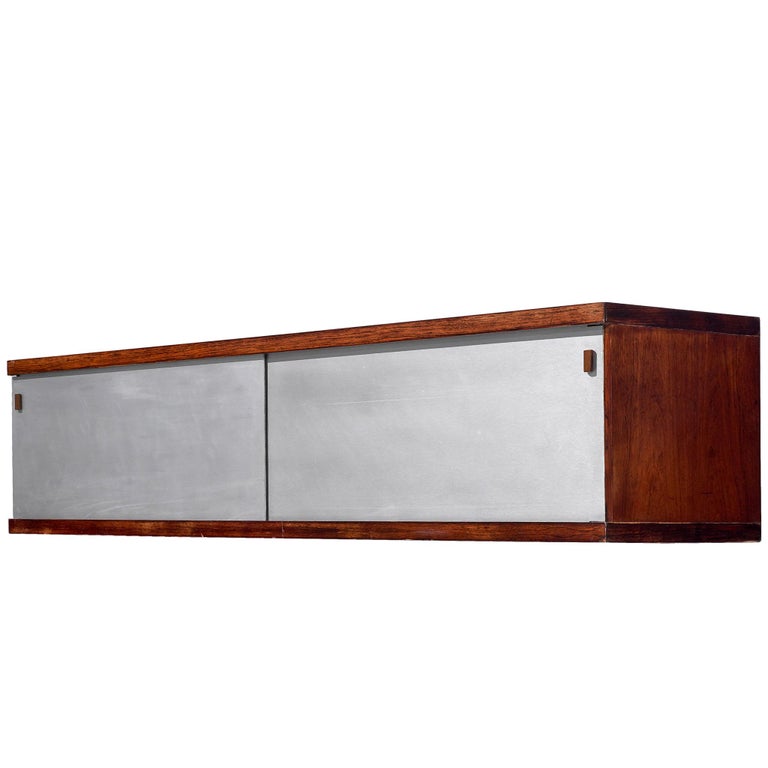 Horst Bruning Wall Mounted Credenza In Rosewood For Sale At 1stdibs