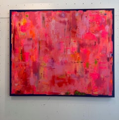 A Touch of Greene - peinture acrylique contemporaine d'une source créative gracieuse