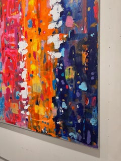 House of Color - contemporary abstract art work of stripes of various colors