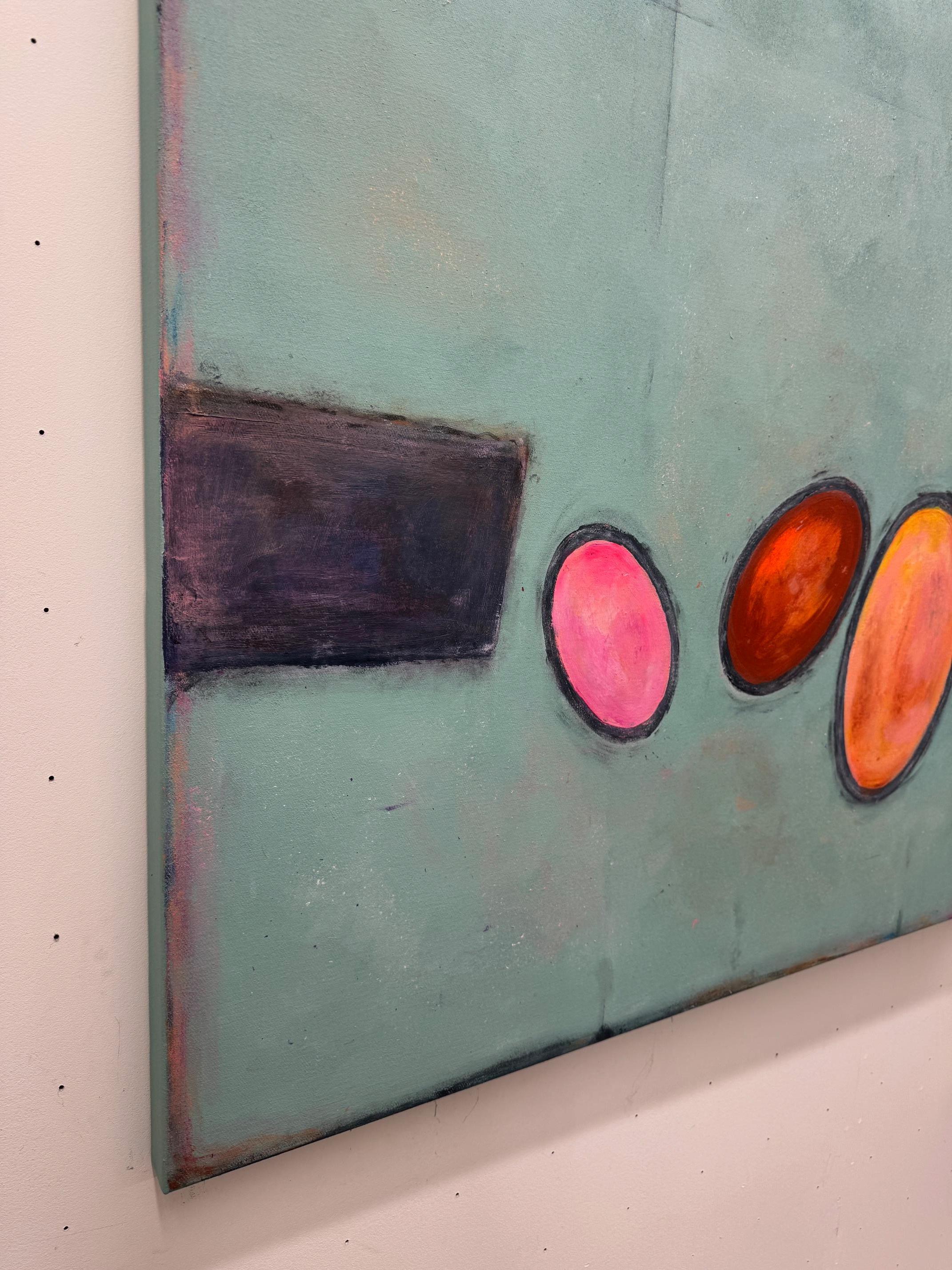 BrokenChain - arte astratta contemporanea - riferimento al costruttivismo e all'espressionismo - Painting Astratto di Horst Güntheroth