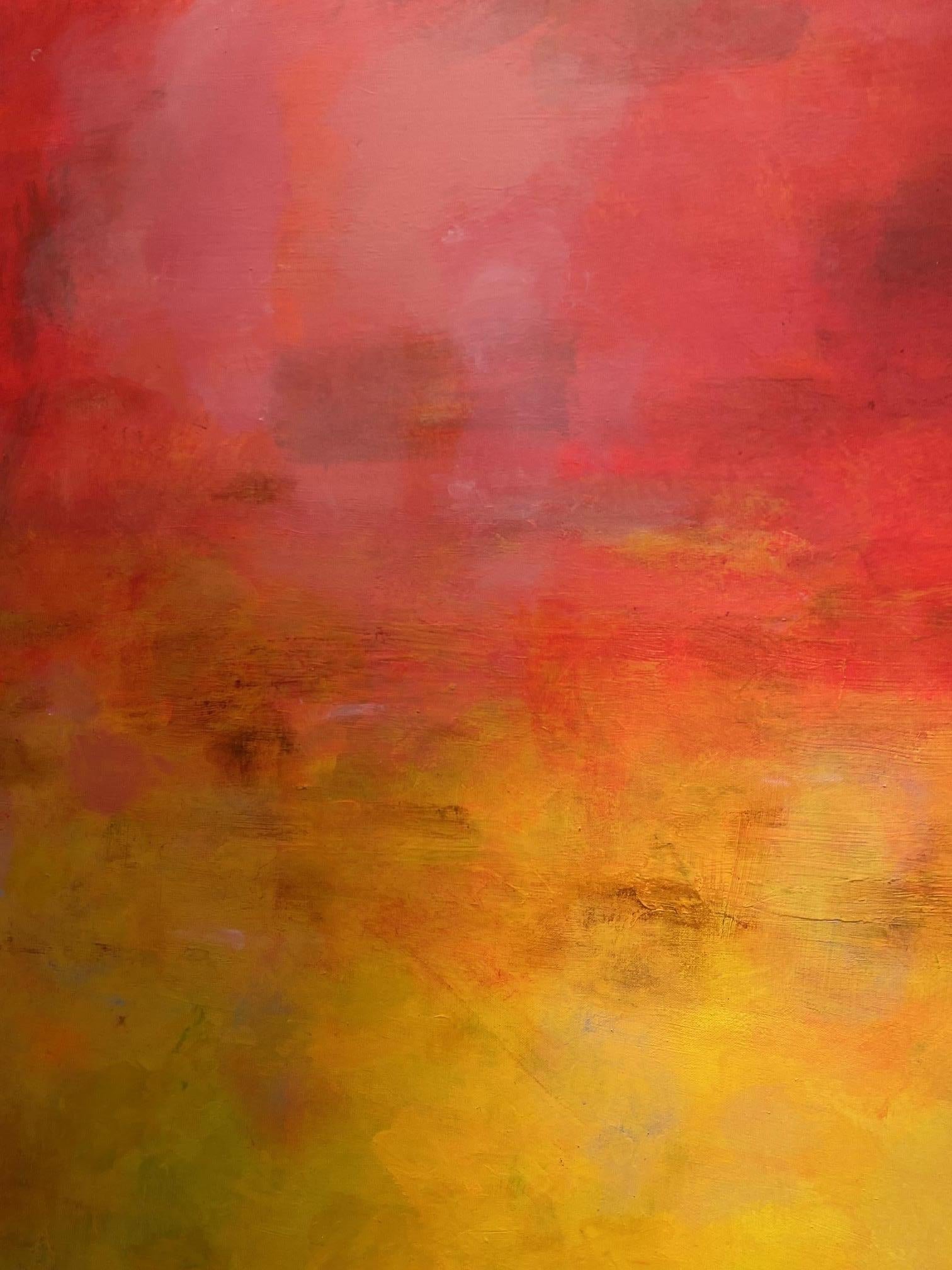 Faro - pittura acrilica contemporanea di fonte creativa, arte astratta in vendita 1