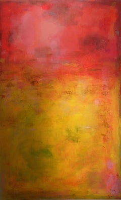 Faro - contemporary, acrylic painting of gracious creative source, abstract art