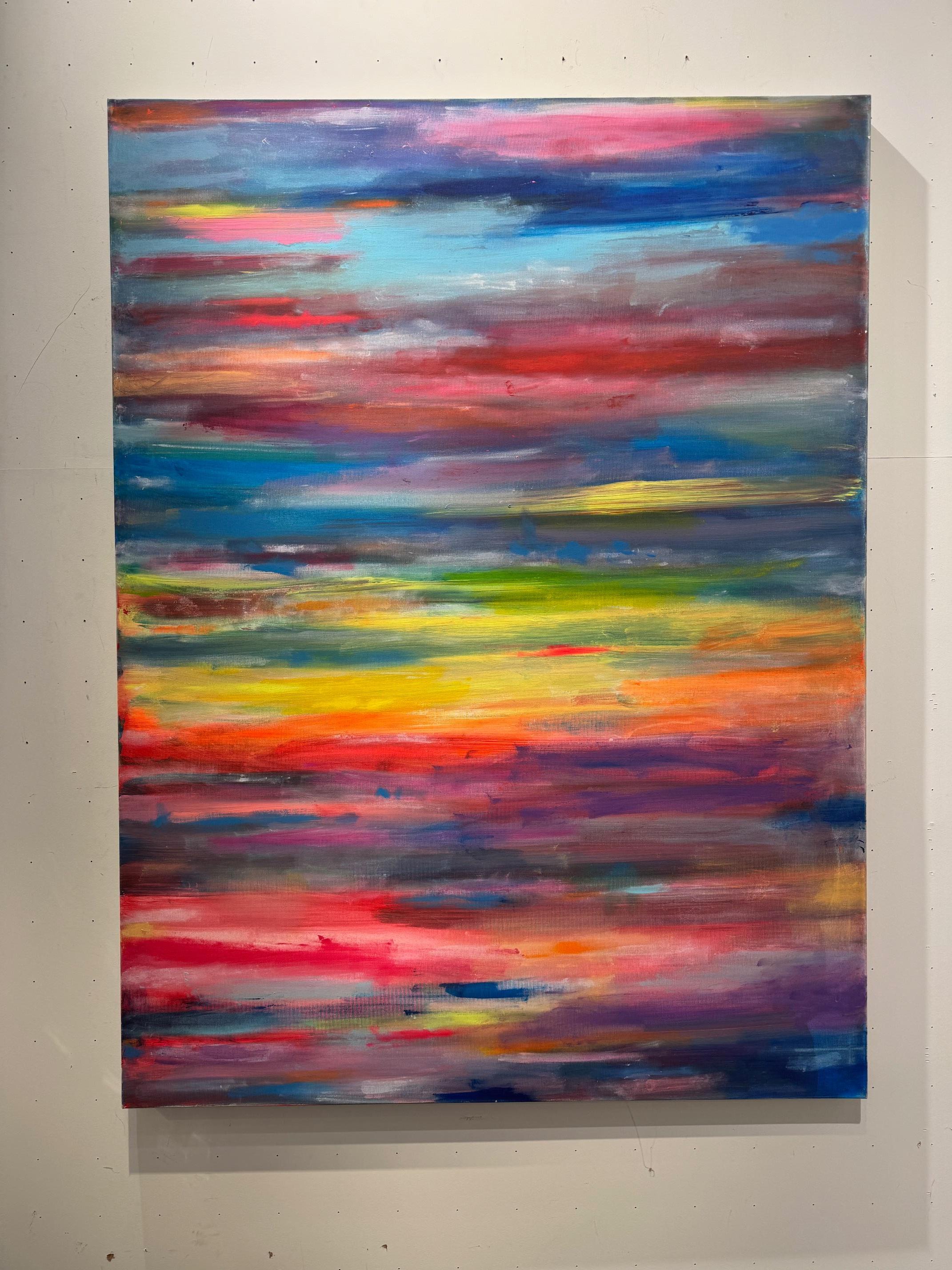 Heavenly - contemporary abstract art reference constructivism and expressionism For Sale 1