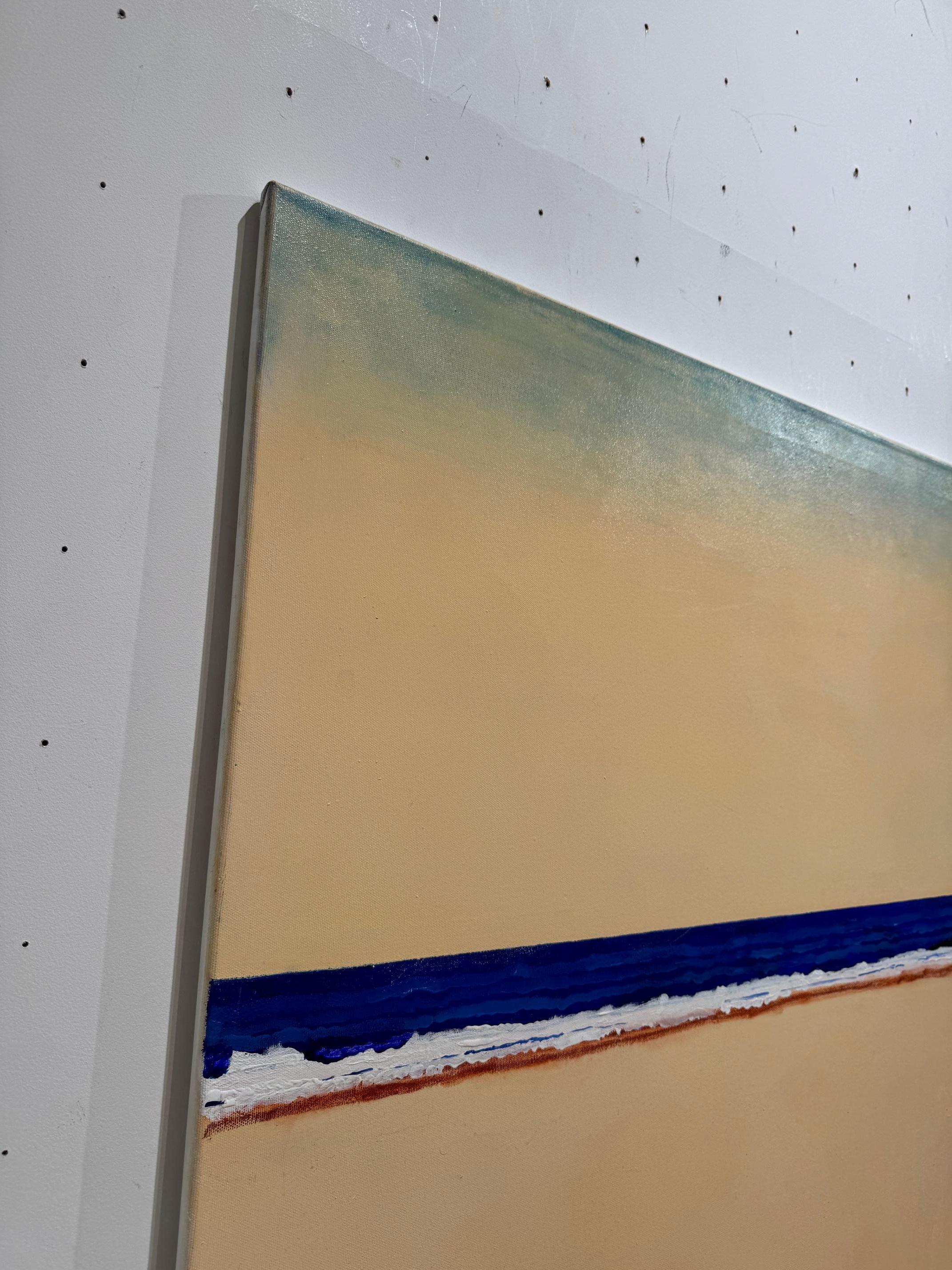 Mar II - arte contemporáneo paisaje marino arte abstracto minimalista en venta 3