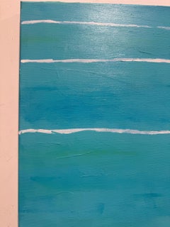 Surf - contemporary art seascape abstract minimalist surf wave ocean