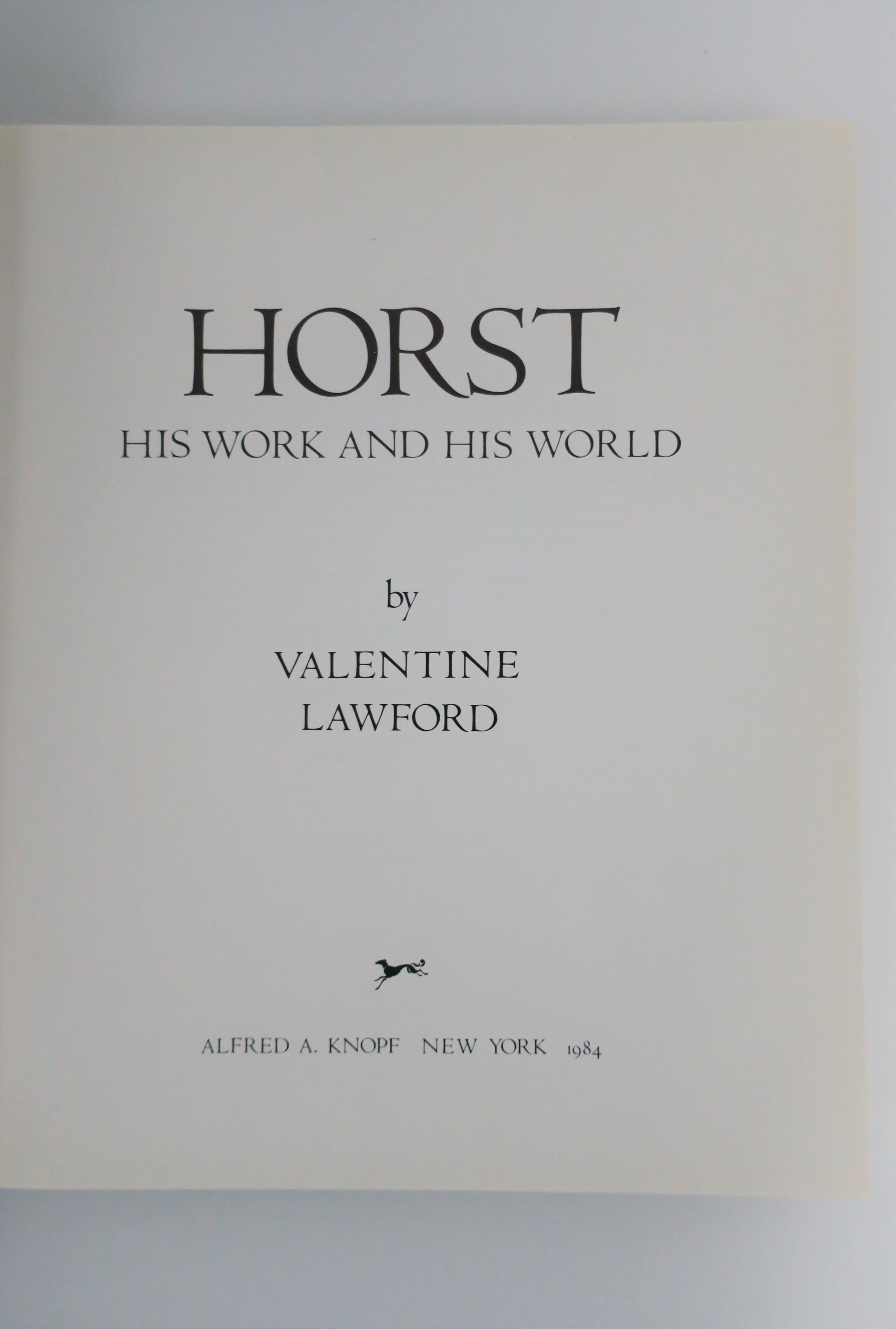 20th Century Horst Coffee Table Book, First Edition, 1984