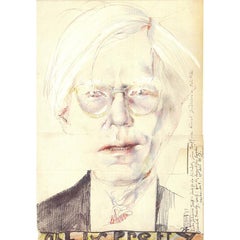 Horst Janssen „Andy Warhol: All is Pretty“ 1979- Offset-Lithographie